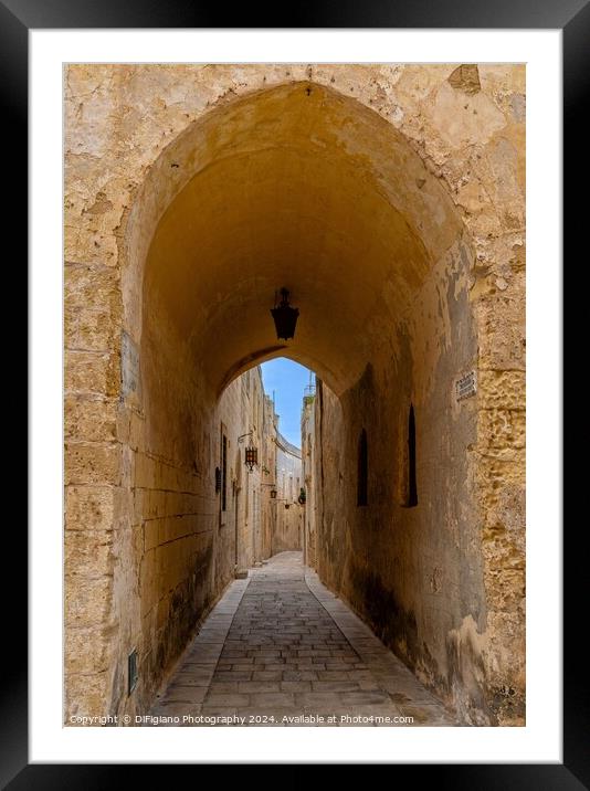 Alley Arch Framed Mounted Print by DiFigiano Photography