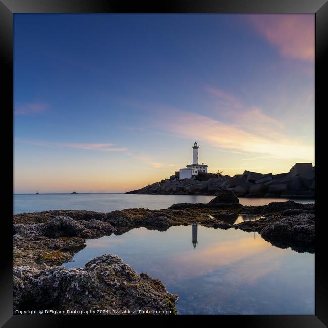 The Botafoc Lighthouse Framed Print by DiFigiano Photography