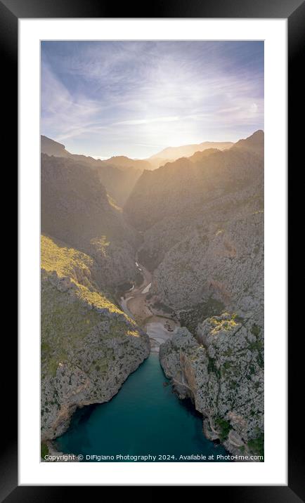 Torrent de Pareis Framed Mounted Print by DiFigiano Photography