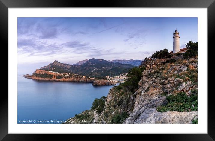 Cap Gros Lighthouse Framed Mounted Print by DiFigiano Photography