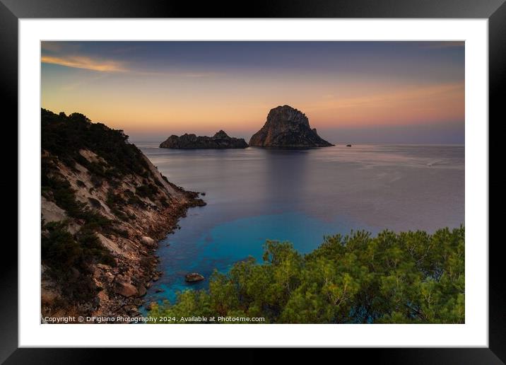Es Vedra Sunrise Framed Mounted Print by DiFigiano Photography