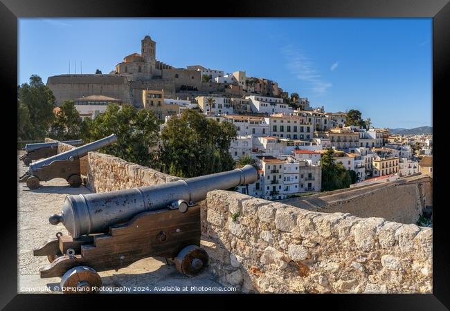 Old Town Ibiza Framed Print by DiFigiano Photography