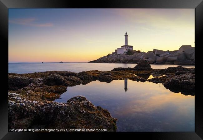 The Botafoc Lighthouse 2 Framed Print by DiFigiano Photography
