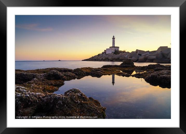 The Botafoc Lighthouse 2 Framed Mounted Print by DiFigiano Photography