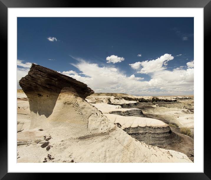 Bisti Wilderness  Framed Mounted Print by DiFigiano Photography