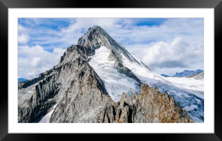 Bietschhorn Framed Mounted Print by DiFigiano Photography