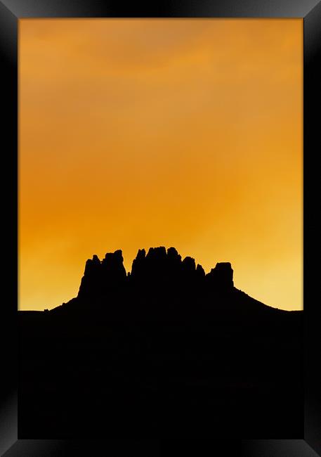 Almost Mexican Hat Framed Print by DiFigiano Photography