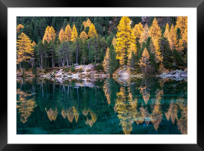 Lai da Palpuogna Framed Mounted Print by DiFigiano Photography