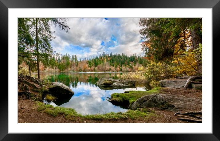 Lag da Cresta Framed Mounted Print by DiFigiano Photography