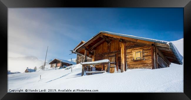 Alp da Stierva Framed Print by DiFigiano Photography