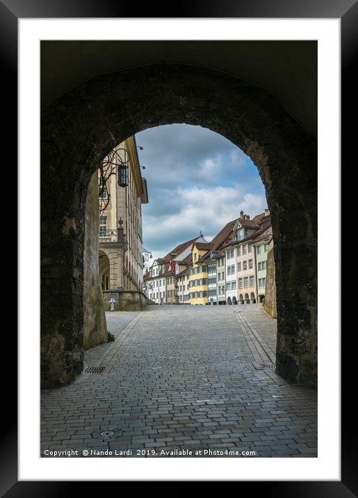 Through The Gate Framed Mounted Print by DiFigiano Photography