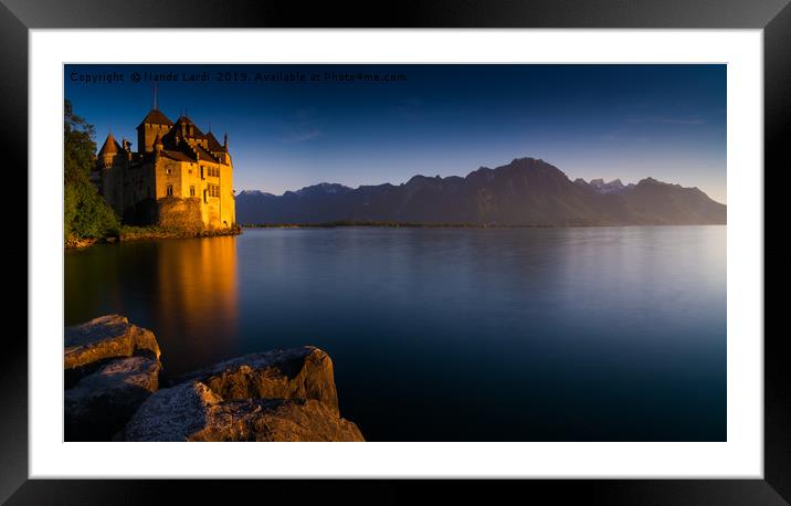Chillon Castle Framed Mounted Print by DiFigiano Photography