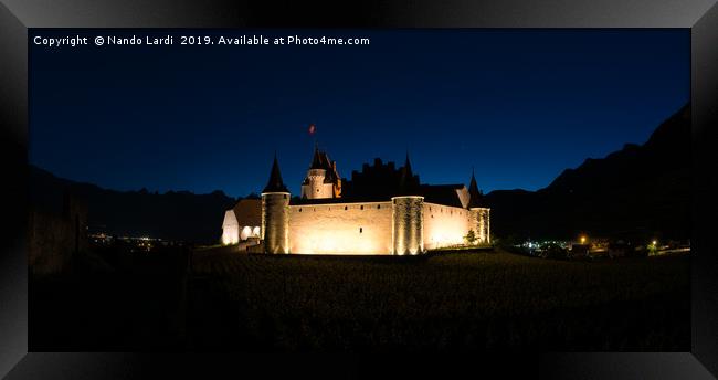 Aigle Castle Framed Print by DiFigiano Photography