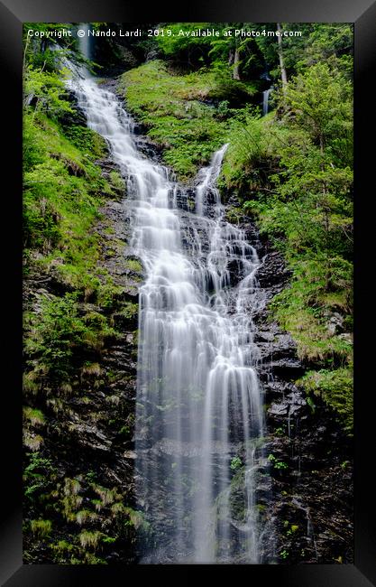 Schmonawald Falls Framed Print by DiFigiano Photography