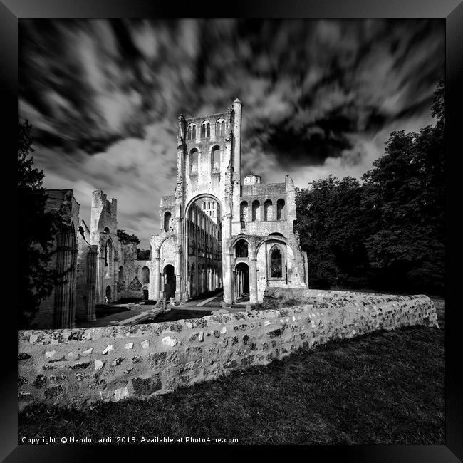 Abbey Jumieges Framed Print by DiFigiano Photography