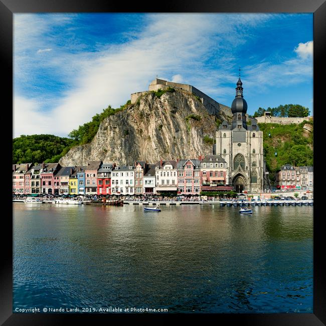 Downtown Dinant Framed Print by DiFigiano Photography