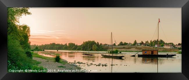 Floating The Loire Framed Print by DiFigiano Photography