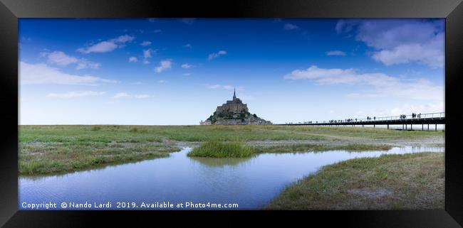 Le Mont Saint-Michel Framed Print by DiFigiano Photography