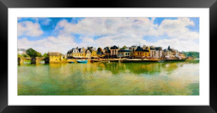 Auray Cityscape 2 Framed Mounted Print by DiFigiano Photography
