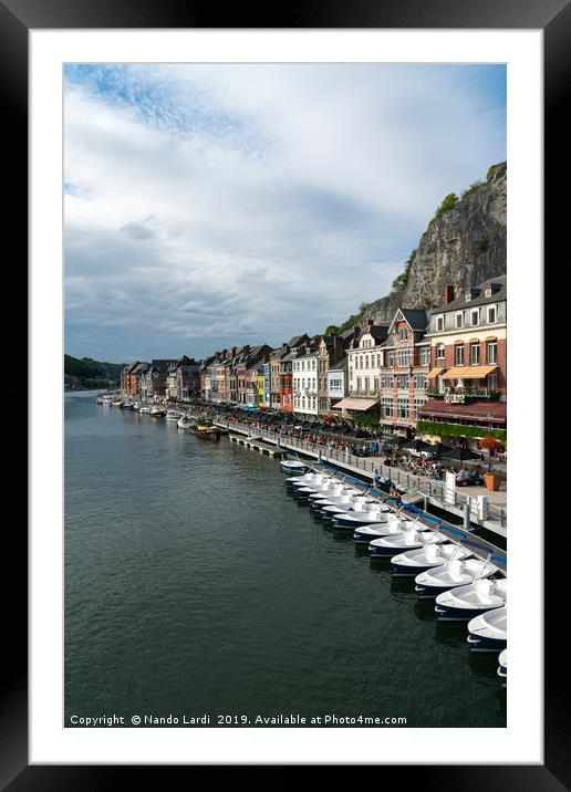 On the Meuse River Framed Mounted Print by DiFigiano Photography