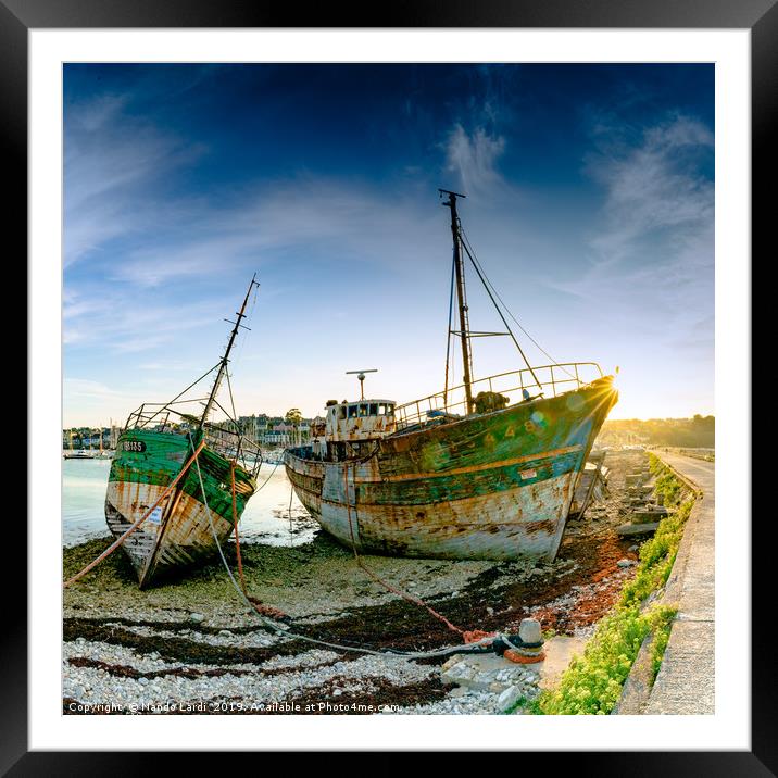 Camaret-Sur-Mer Framed Mounted Print by DiFigiano Photography