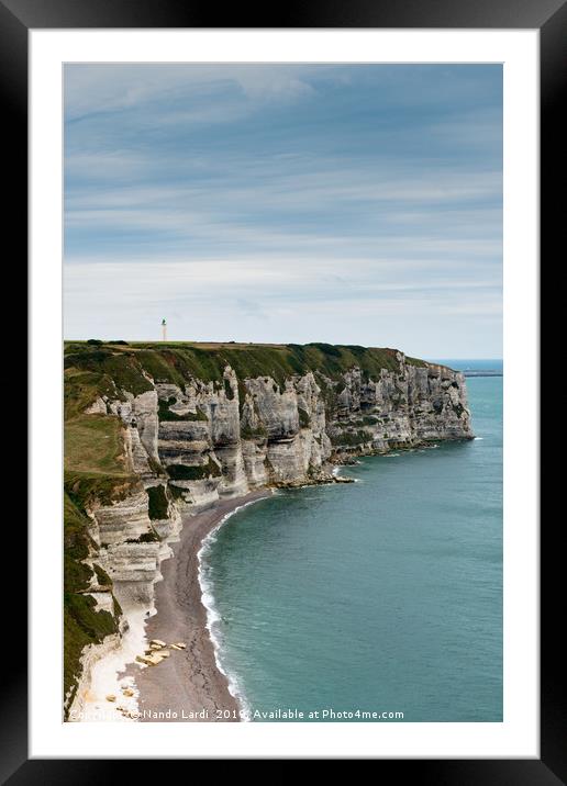 Cap d'Antifer II Framed Mounted Print by DiFigiano Photography