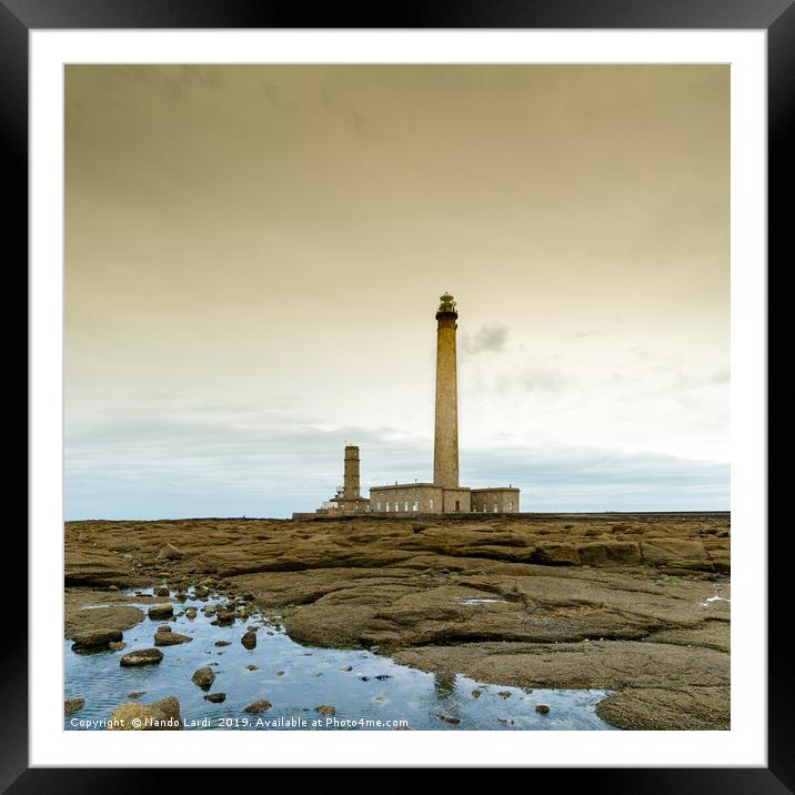 Gatteville Lighthouse Framed Mounted Print by DiFigiano Photography