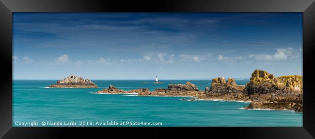 Pierre de Herpin Lighthouse Framed Print by DiFigiano Photography
