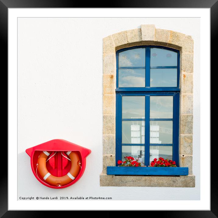 The Rescue Station Framed Mounted Print by DiFigiano Photography