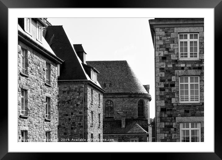 Saint Malo 1 Framed Mounted Print by DiFigiano Photography
