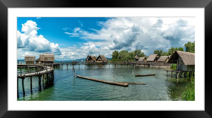 The Lake Dwellers of Lake Constance Framed Mounted Print by DiFigiano Photography