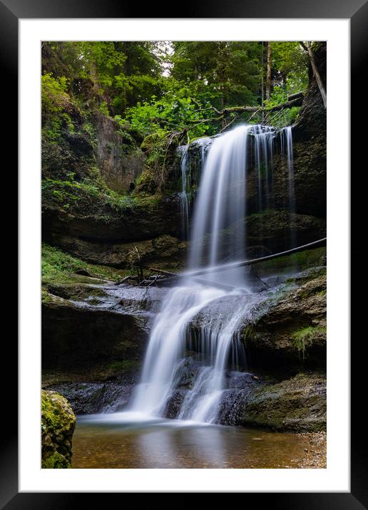 Hasenreuter Falls Framed Mounted Print by DiFigiano Photography