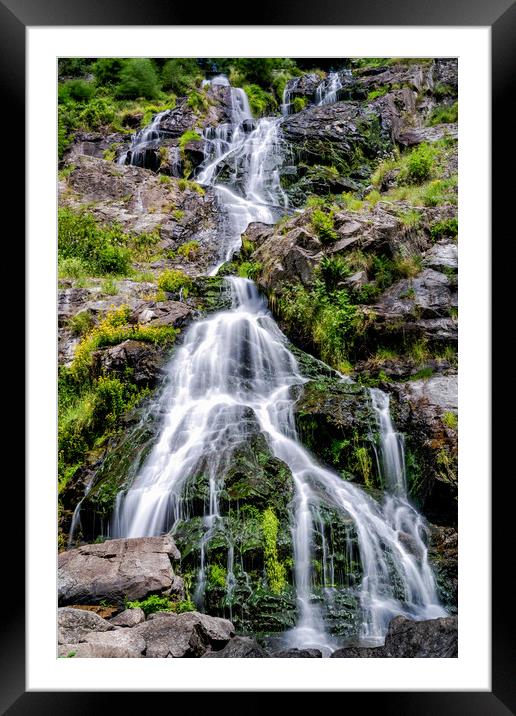 Todtnau Falls Framed Mounted Print by DiFigiano Photography