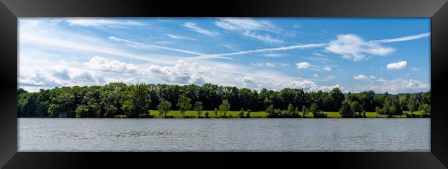 Upper Rhine Panorama Framed Print by DiFigiano Photography