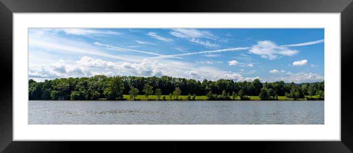Upper Rhine Panorama Framed Mounted Print by DiFigiano Photography
