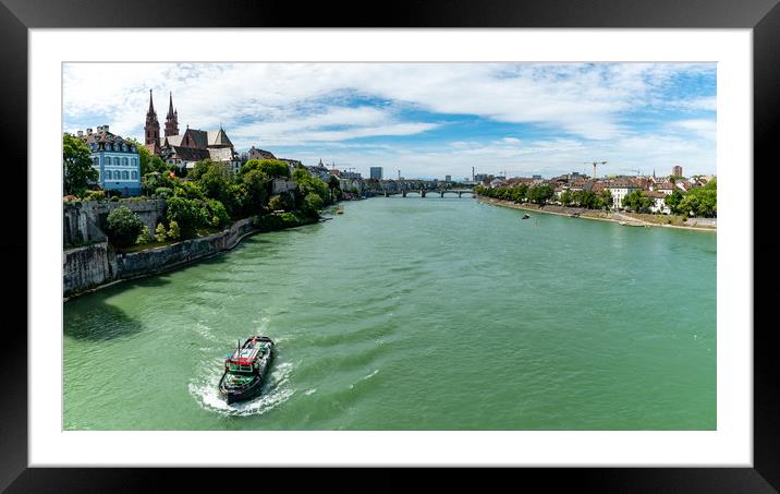 Working The Rhine Framed Mounted Print by DiFigiano Photography