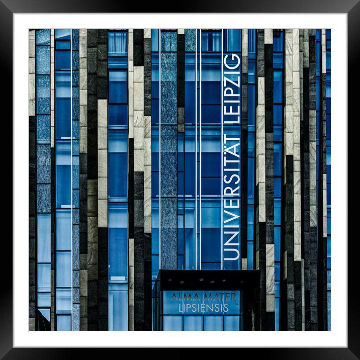 University of Leipzig Framed Mounted Print by DiFigiano Photography