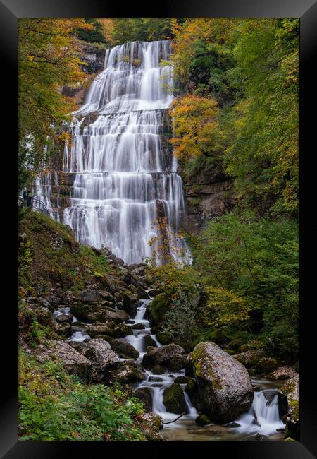 Eventail Falls Framed Print by DiFigiano Photography