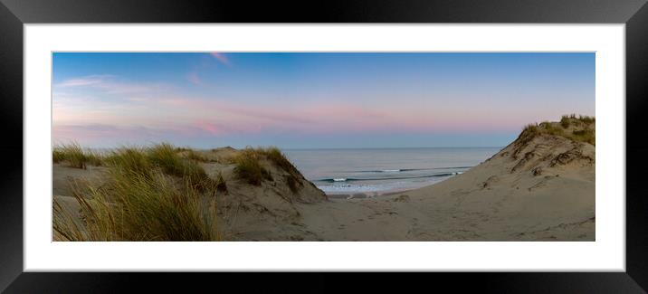 The Dunes at Amélie-sur-Mer Framed Mounted Print by DiFigiano Photography