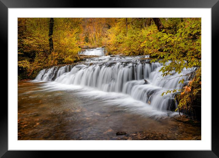 Chateau Garnier Falls Framed Mounted Print by DiFigiano Photography