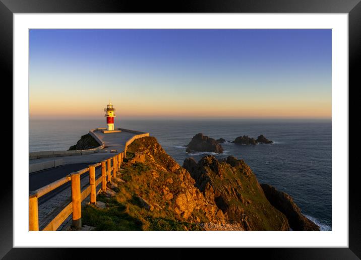 Cabo Ortegal Lighthouse Framed Mounted Print by DiFigiano Photography
