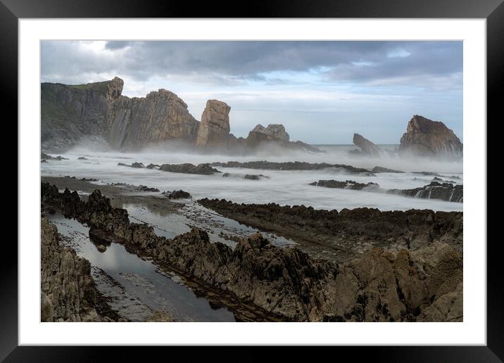 The Broken Coast Framed Mounted Print by DiFigiano Photography