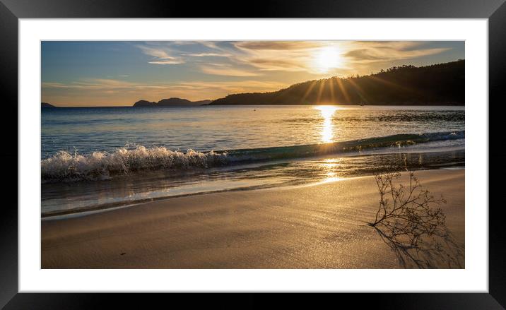 Barra Beach Framed Mounted Print by DiFigiano Photography