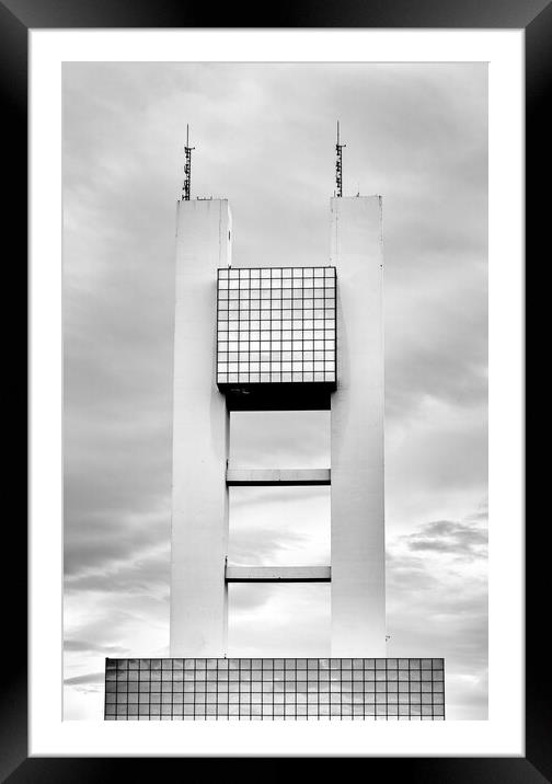 Torre de Control Maritimo da Coruna Framed Mounted Print by DiFigiano Photography