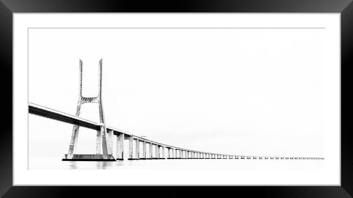 Ponte Vasco da Gama Framed Mounted Print by DiFigiano Photography