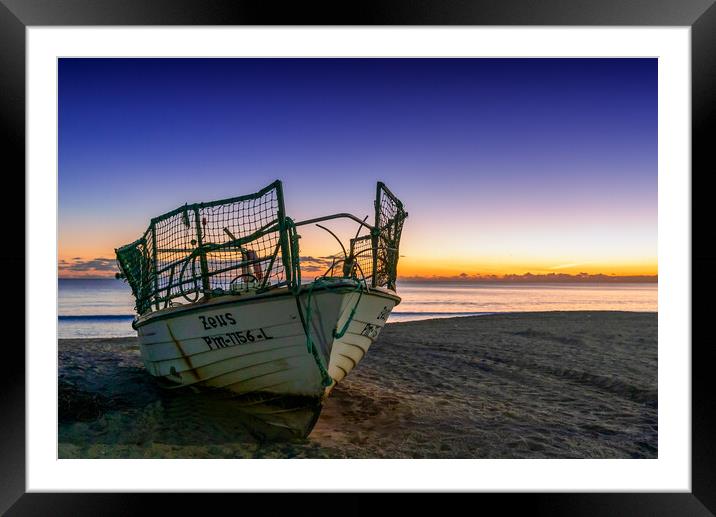 Fishermen Beach Framed Mounted Print by DiFigiano Photography