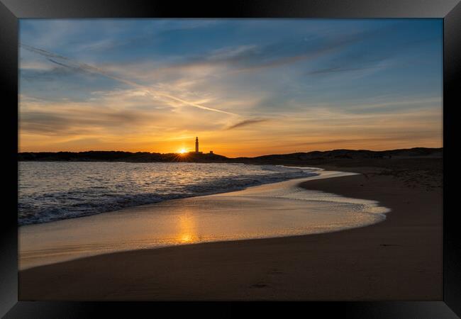 Playa de Mari Sucia Sunset Framed Print by DiFigiano Photography
