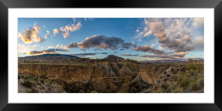 Tabernas Desert Sunrise Framed Mounted Print by DiFigiano Photography