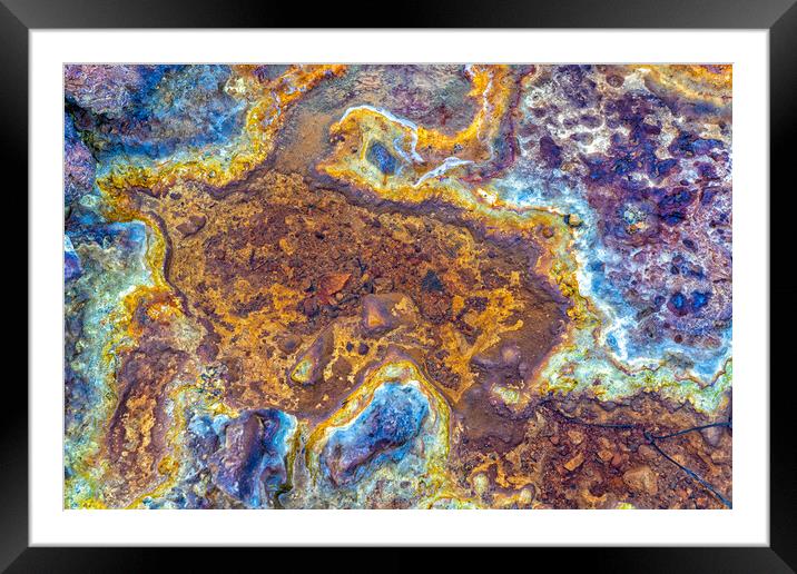 Rio Tinto Abstract Framed Mounted Print by DiFigiano Photography
