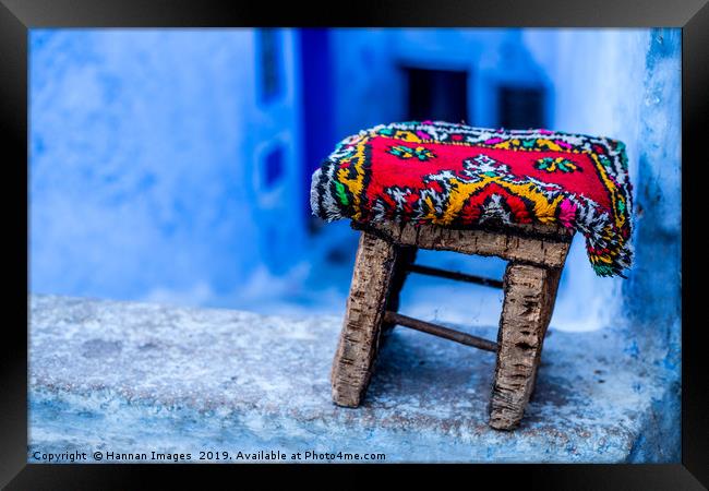 Colour of Chefchaouen Framed Print by Hannan Images